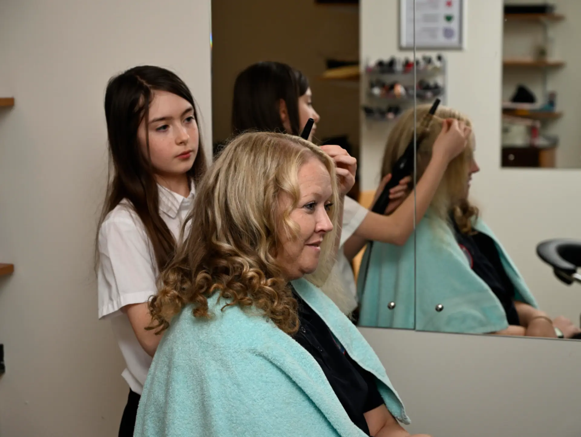 Salon Child and staff